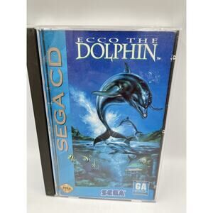 Ecco the Dolphin (Sega CD, 1993) Complete Cib Tested